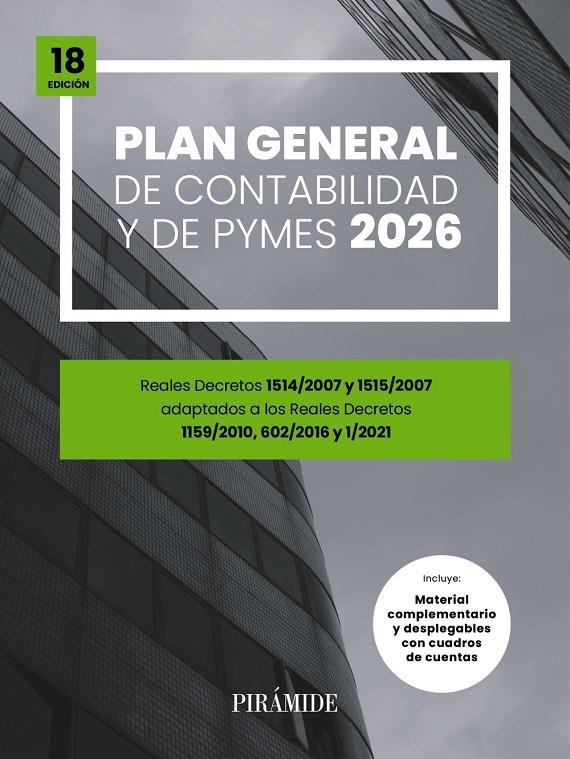PLAN GENERAL DE CONTABILIDAD Y DE PYMES | 9788436851601 | EDICIONES PIRÁMIDE | Llibreria Ombra | Llibreria online de Rubí, Barcelona | Comprar llibres en català i castellà online