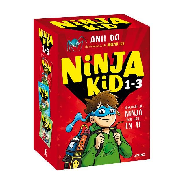 ESTUCHE NINJA KID 1, 2 Y 3 (DE TIRILLAS A NINJA | EL NINJA VOLADOR | EL RAYO NIN | 9788427225237 | DO, ANH | Llibreria Ombra | Llibreria online de Rubí, Barcelona | Comprar llibres en català i castellà online