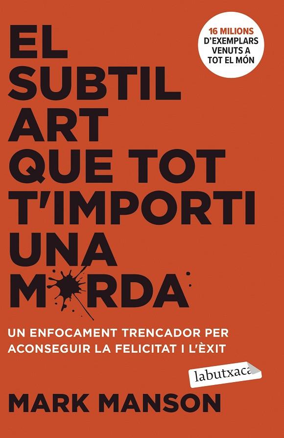 EL SUBTIL ART QUE TOT T'IMPORTI UNA MERDA | 9788419971616 | MANSON, MARK | Llibreria Ombra | Llibreria online de Rubí, Barcelona | Comprar llibres en català i castellà online