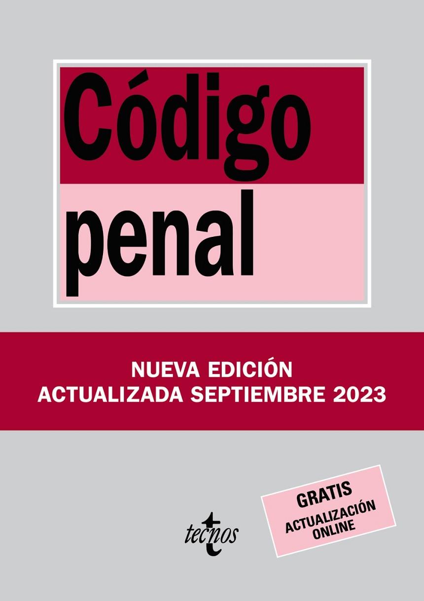 CÓDIGO PENAL | 9788430988419 | EDITORIAL TECNOS | Llibreria Ombra | Llibreria online de Rubí, Barcelona | Comprar llibres en català i castellà online