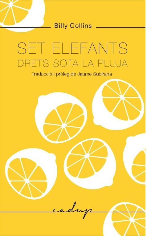 SET ELEFANTS DRETS SOTA LA PLUJA | 9788494943218 | COLLINS, BILLY | Llibreria Ombra | Llibreria online de Rubí, Barcelona | Comprar llibres en català i castellà online