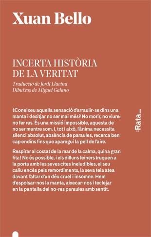 INCERTA HISTÒRIA DE LA VERITAT | 9788416738199 | BELLO, XUAN | Llibreria Ombra | Llibreria online de Rubí, Barcelona | Comprar llibres en català i castellà online