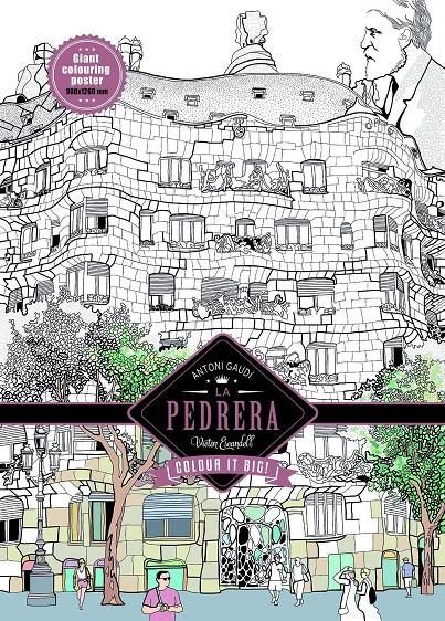 POSTER BARCELONA: LA PEDRERA | 9788416504145 | ESCANDELL, VICTOR | Llibreria Ombra | Llibreria online de Rubí, Barcelona | Comprar llibres en català i castellà online