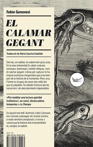 EL CALAMAR GEGANT | 9788419332493 | GENOVESI, FABIO | Llibreria Ombra | Llibreria online de Rubí, Barcelona | Comprar llibres en català i castellà online