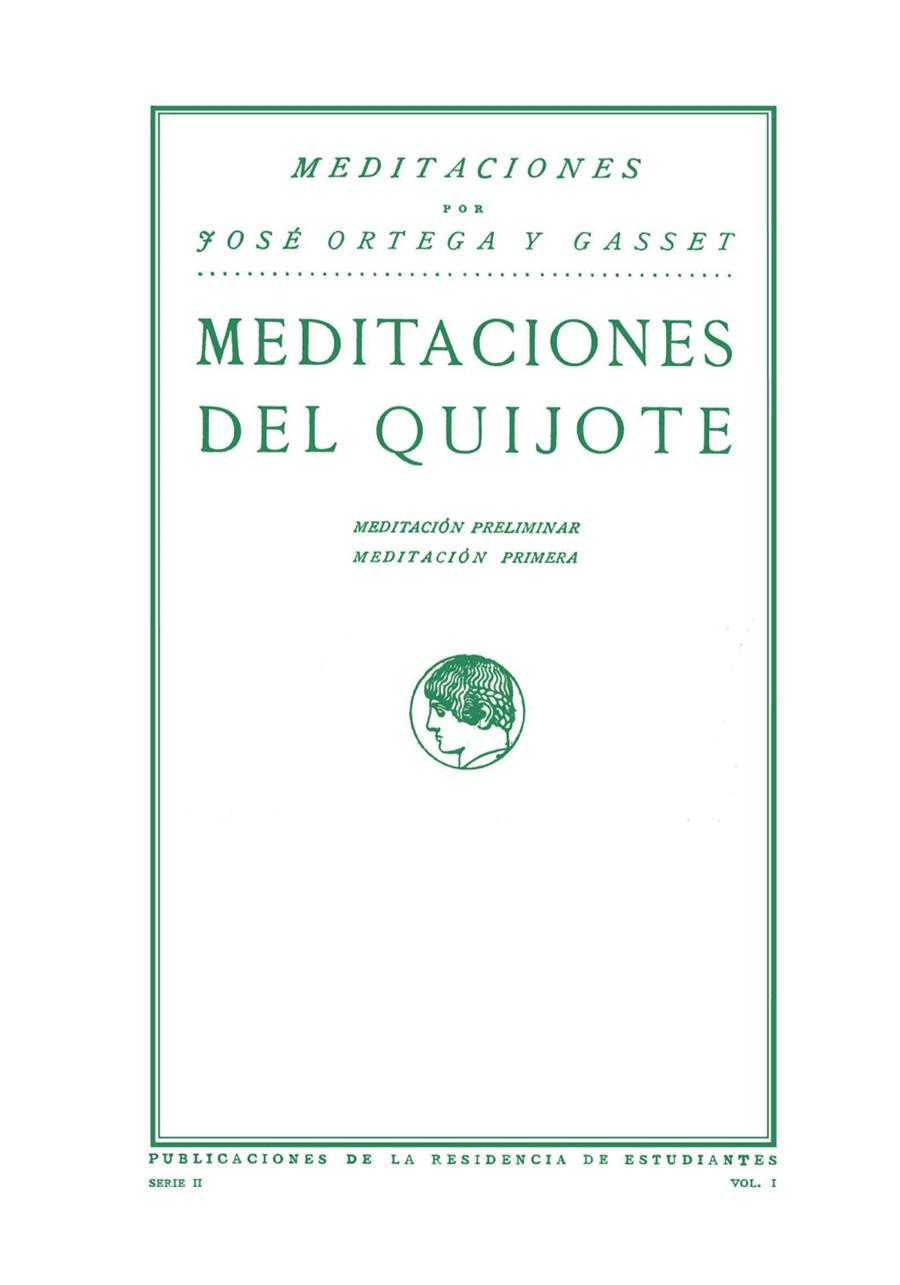 MEDITACIONES DEL QUIJOTE | 9788420689500 | ORTEGA Y GASSET, JOSÉ | Llibreria Ombra | Llibreria online de Rubí, Barcelona | Comprar llibres en català i castellà online
