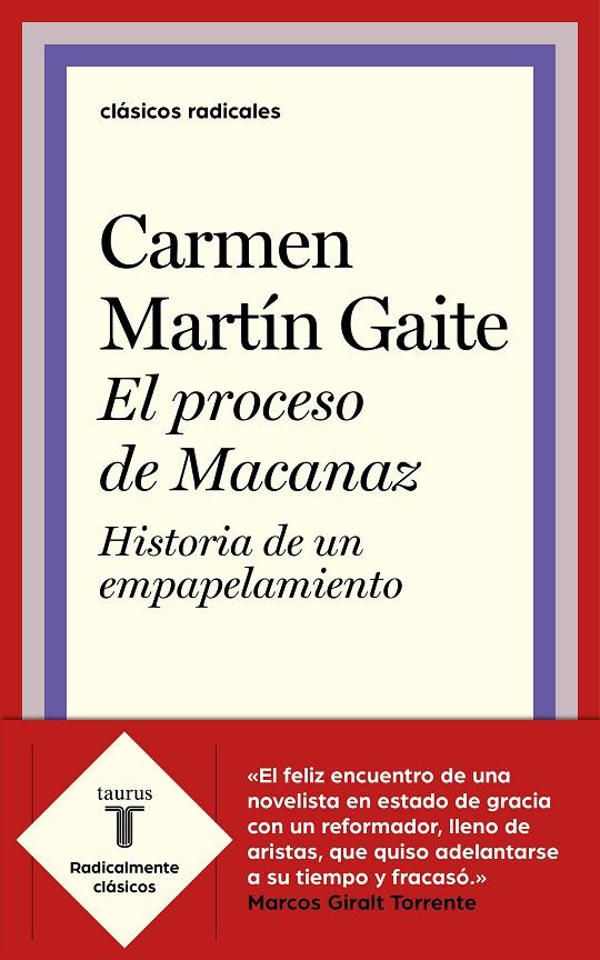 EL PROCESO DE MACANAZ | 9788430622511 | MARTÍN GAITE, CARMEN | Llibreria Ombra | Llibreria online de Rubí, Barcelona | Comprar llibres en català i castellà online