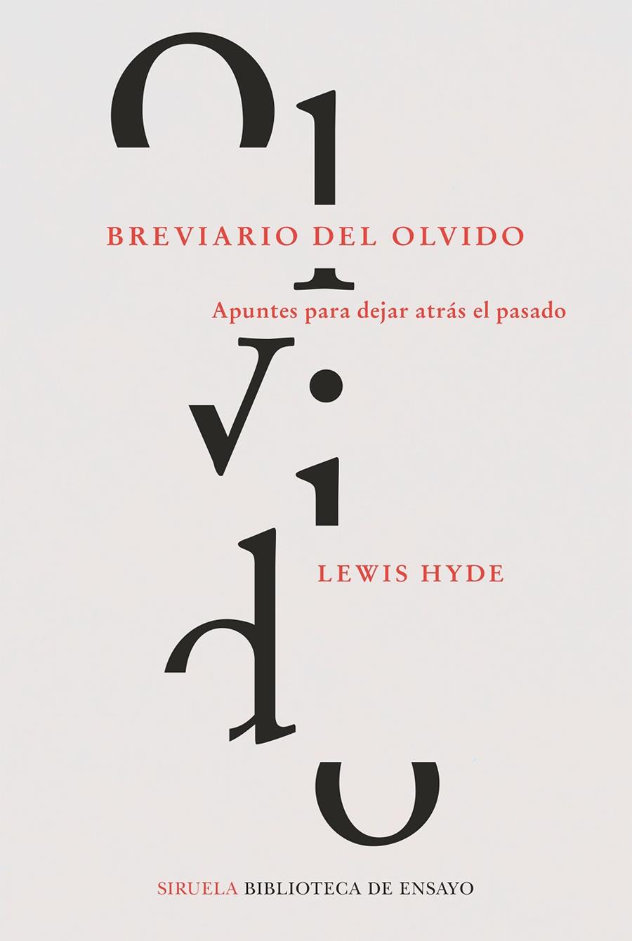 BREVIARIO DEL OLVIDO | 9788418245619 | HYDE, LEWIS | Llibreria Ombra | Llibreria online de Rubí, Barcelona | Comprar llibres en català i castellà online