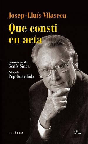 QUE CONSTI EN ACTA | 9788475884615 | JOSEP LLUÍS VILASECA GUASCH | Llibreria Ombra | Llibreria online de Rubí, Barcelona | Comprar llibres en català i castellà online