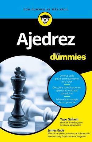 AJEDREZ PARA DUMMIES | 9788432904141 | EADE, JAMES | Llibreria Ombra | Llibreria online de Rubí, Barcelona | Comprar llibres en català i castellà online