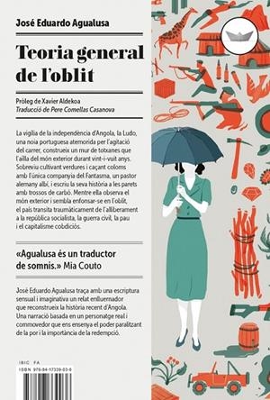 TEORIA GENERAL DE L'OBLIT | 9788417339036 | AGUALUSA, JOSÉ EDUARDO | Llibreria Ombra | Llibreria online de Rubí, Barcelona | Comprar llibres en català i castellà online