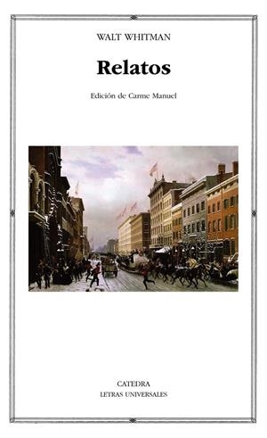 RELATOS | 9788437637839 | WHITMAN, WALT | Llibreria Ombra | Llibreria online de Rubí, Barcelona | Comprar llibres en català i castellà online