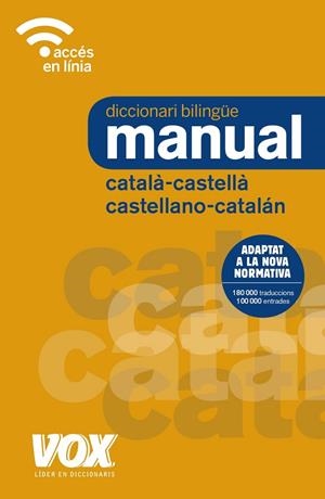 DICCIONARI MANUAL CATALÀ-CASTELLÀ / CASTELLANO-CATALÁN | 9788499742731 | VOX EDITORIAL | Llibreria Ombra | Llibreria online de Rubí, Barcelona | Comprar llibres en català i castellà online