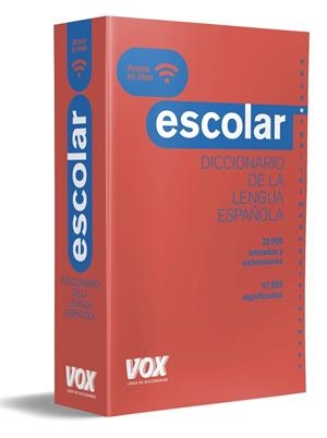 DICCIONARIO ESCOLAR DE LA LENGUA ESPAÑOLA | 9788499742823 | VOX EDITORIAL | Llibreria Ombra | Llibreria online de Rubí, Barcelona | Comprar llibres en català i castellà online