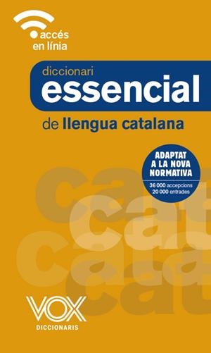 DICCIONARI ESSENCIAL DE LLENGUA CATALANA | 9788499742861 | VOX EDITORIAL | Llibreria Ombra | Llibreria online de Rubí, Barcelona | Comprar llibres en català i castellà online