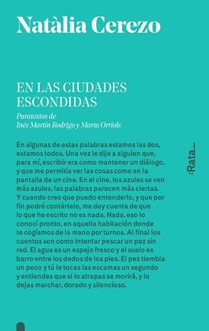 EN LAS CIUDADES ESCONDIDAS | 9788416738410 | CEREZO, NATÀLIA | Llibreria Ombra | Llibreria online de Rubí, Barcelona | Comprar llibres en català i castellà online