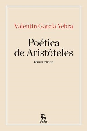 POÉTICA DE ARISTÓTELES | 9788424938383 | GARCIA YEBRA, VALENTIN | Llibreria Ombra | Llibreria online de Rubí, Barcelona | Comprar llibres en català i castellà online