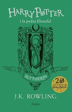 HARRY POTTER I LA PEDRA FILOSOFAL (SLYTHERIN) | 9788417016708 | ROWLING, J.K. | Llibreria Ombra | Llibreria online de Rubí, Barcelona | Comprar llibres en català i castellà online