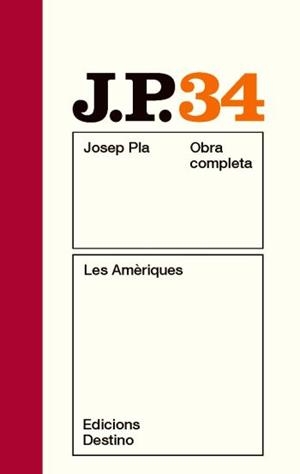 LES AMÈRIQUES | 9788497101745 | PLA, JOSEP | Llibreria Ombra | Llibreria online de Rubí, Barcelona | Comprar llibres en català i castellà online