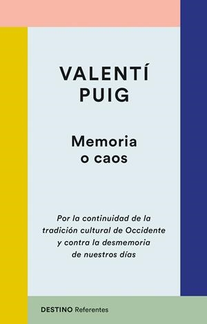MEMORIA O CAOS | 9788423356324 | PUIG, VALENTÍ | Llibreria Ombra | Llibreria online de Rubí, Barcelona | Comprar llibres en català i castellà online