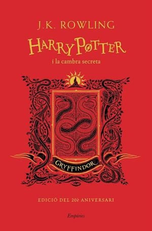 HARRY POTTER I LA CAMBRA SECRETA (GRYFFINDOR) | 9788417879600 | ROWLING, J.K. | Llibreria Ombra | Llibreria online de Rubí, Barcelona | Comprar llibres en català i castellà online