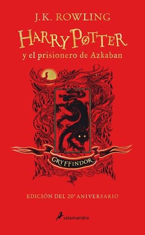 HARRY POTTER Y EL PRISIONERO DE AZKABAN (EDICIÓN GRYFFINDOR DEL 20º ANIVERSARIO) | 9788418174087 | ROWLING, J.K. | Llibreria Ombra | Llibreria online de Rubí, Barcelona | Comprar llibres en català i castellà online