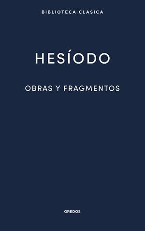 22. OBRAS Y FRAGMENTOS | 9788424939298 | HESÍODO | Llibreria Ombra | Llibreria online de Rubí, Barcelona | Comprar llibres en català i castellà online