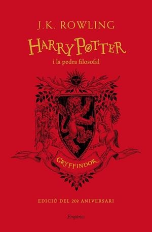 HARRY POTTER I LA PEDRA FILOSOFAL (GRYFFINDOR) TD | 9788417879785 | ROWLING, J.K. | Llibreria Ombra | Llibreria online de Rubí, Barcelona | Comprar llibres en català i castellà online