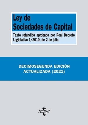 LEY DE SOCIEDADES DE CAPITAL | 9788430981427 | EDITORIAL TECNOS | Llibreria Ombra | Llibreria online de Rubí, Barcelona | Comprar llibres en català i castellà online