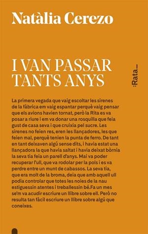 I VAN PASSAR TANTS ANYS | 9788416738045 | CEREZO, NATÀLIA | Llibreria Ombra | Llibreria online de Rubí, Barcelona | Comprar llibres en català i castellà online