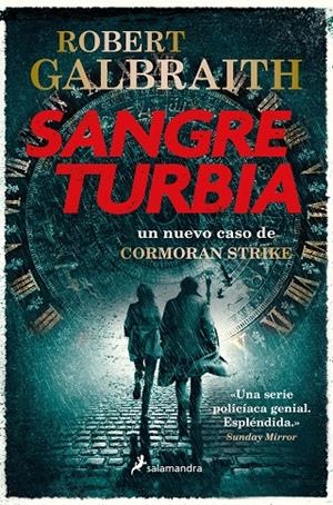 SANGRE TURBIA | 9788418107917 | GALBRAITH, ROBERT | Llibreria Ombra | Llibreria online de Rubí, Barcelona | Comprar llibres en català i castellà online