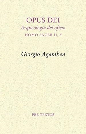 OPUS DEI | 9788415576365 | AGAMBEN, GIORGIO | Llibreria Ombra | Llibreria online de Rubí, Barcelona | Comprar llibres en català i castellà online