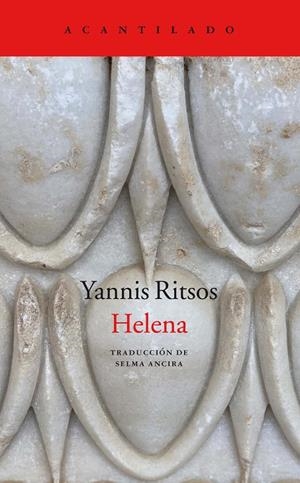 HELENA | 9788418370762 | RITSOS, YANNIS | Llibreria Ombra | Llibreria online de Rubí, Barcelona | Comprar llibres en català i castellà online