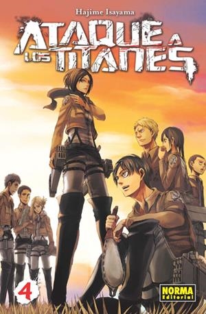 ATAQUE A LOS TITANES 4 | 9788467911503 | ISAYAMA, HAJIME | Llibreria Ombra | Llibreria online de Rubí, Barcelona | Comprar llibres en català i castellà online