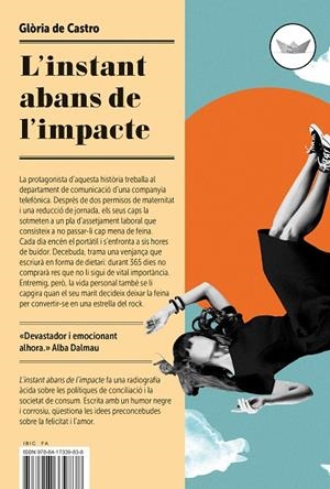 L'INSTANT ABANS DE L'IMPACTE | 9788417339838 | DE CASTRO, GLÒRIA | Llibreria Ombra | Llibreria online de Rubí, Barcelona | Comprar llibres en català i castellà online