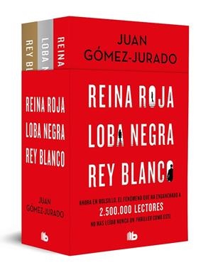 TRILOGÍA REINA ROJA (PACK CON: REINA ROJA | LOBA NEGRA | REY BLANCO) | 9788413145037 | GÓMEZ-JURADO, JUAN | Llibreria Ombra | Llibreria online de Rubí, Barcelona | Comprar llibres en català i castellà online
