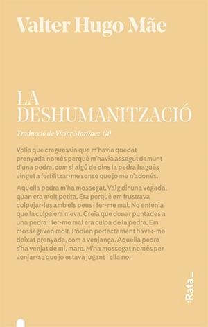 LA DESHUMANITZACIÓ | 9788416738472 | HUGO MÃE, VALTER | Llibreria Ombra | Llibreria online de Rubí, Barcelona | Comprar llibres en català i castellà online