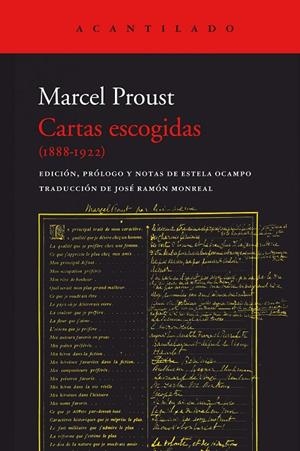 CARTAS ESCOGIDAS (1888-1922) | 9788419036100 | PROUST, MARCEL | Llibreria Ombra | Llibreria online de Rubí, Barcelona | Comprar llibres en català i castellà online