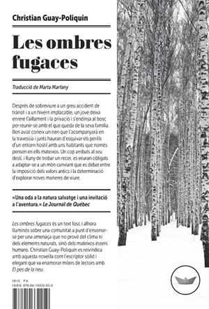 LES OMBRES FUGACES (.) | 9788419332059 | GUAY-POLIQUIN, CHRISTIAN | Llibreria Ombra | Llibreria online de Rubí, Barcelona | Comprar llibres en català i castellà online