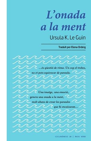 L'ONADA A LA MENT | 9788419206862 | LE GUIN, URSULA K. | Llibreria Ombra | Llibreria online de Rubí, Barcelona | Comprar llibres en català i castellà online