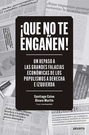 ¡QUE NO TE ENGAÑEN! | 9788423434411 | MARTÍN, ÁLVARO/CALVO, SANTIAGO | Llibreria Ombra | Llibreria online de Rubí, Barcelona | Comprar llibres en català i castellà online