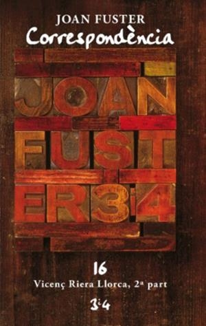 CORRESPONDENCIA, VOL.16 | 9788416789900 | FUSTER, JOAN | Llibreria Ombra | Llibreria online de Rubí, Barcelona | Comprar llibres en català i castellà online