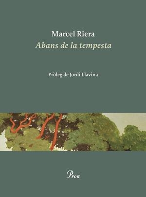 ABANS DE LA TEMPESTA | 9788475889900 | RIERA BOU, MARCEL | Llibreria Ombra | Llibreria online de Rubí, Barcelona | Comprar llibres en català i castellà online
