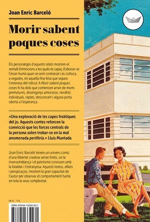 MORIR SABENT POQUES COSES | 9788419332431 | BARCELÓ, JOAN ENRIC | Llibreria Ombra | Llibreria online de Rubí, Barcelona | Comprar llibres en català i castellà online