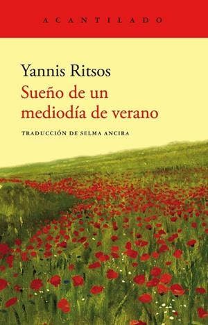 SUEÑO DE UN MEDIODÍA DE VERANO | 9788419036797 | RITSOS, YANNIS | Llibreria Ombra | Llibreria online de Rubí, Barcelona | Comprar llibres en català i castellà online