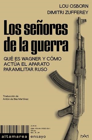 LOS SEÑORES DE LA GUERRA | 9788419583581 | OSBORN, LOU/ZUFFEREY, DIMITRI | Llibreria Ombra | Llibreria online de Rubí, Barcelona | Comprar llibres en català i castellà online