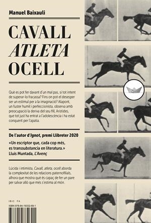 CAVALL, ATLETA, OCELL | 9788419332691 | BAIXAULI, MANUEL | Llibreria Ombra | Llibreria online de Rubí, Barcelona | Comprar llibres en català i castellà online