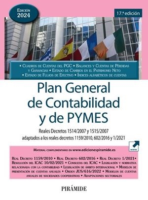 PLAN GENERAL DE CONTABILIDAD Y DE PYMES | 9788436849837 | EDICIONES PIRÁMIDE | Llibreria Ombra | Llibreria online de Rubí, Barcelona | Comprar llibres en català i castellà online