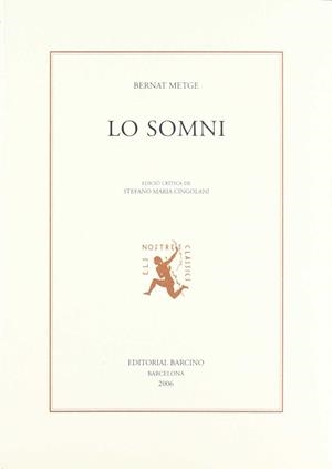 LO SOMNI | 9788472267206 | METGE, BERNAT | Llibreria Ombra | Llibreria online de Rubí, Barcelona | Comprar llibres en català i castellà online
