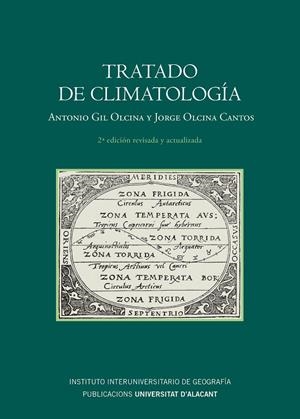 TRATADO DE CLIMATOLOGÍA | 9788497177399 | GIL OLCINA, ANTONIO / OLCINA CANTOS, JORGE | Llibreria Ombra | Llibreria online de Rubí, Barcelona | Comprar llibres en català i castellà online