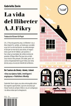 LA VIDA DEL LLIBRETER A.J. FIKRY | 9788419332882 | ZEVIN, GABRIELLE | Llibreria Ombra | Llibreria online de Rubí, Barcelona | Comprar llibres en català i castellà online